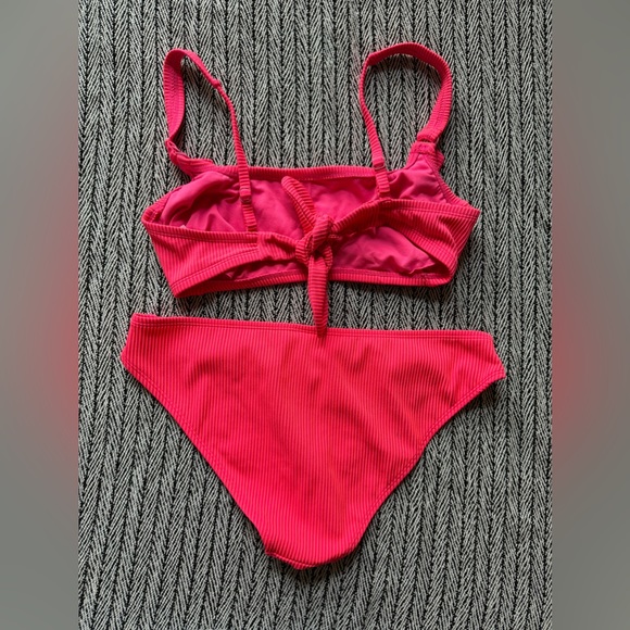 Pink Stripe Bikini - Picture 2 of 6